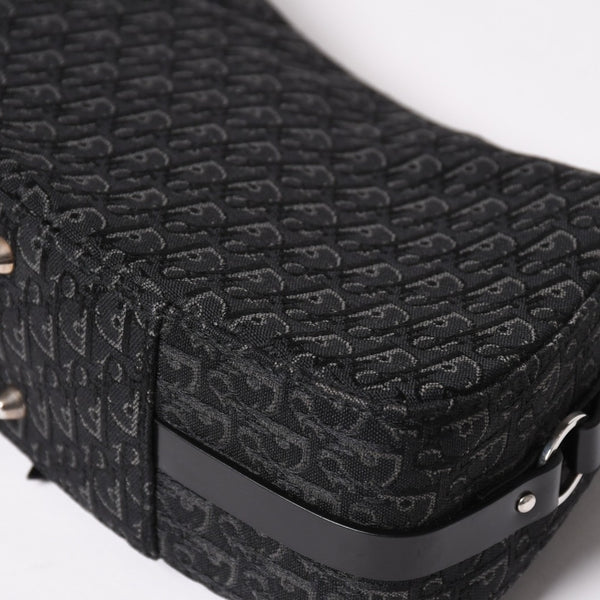 Very Good Condition Christian Dior Bondage One Shoulder Bag 10-MA-0014 Trotter Pattern Galliano Period Used 4a003661