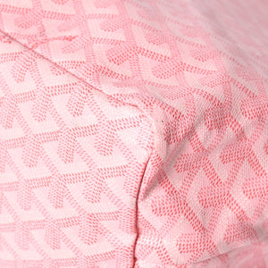 新品同様 GOYARD ゴヤール サンルイPM バッグ トートバッグ STLOUIPMLTY01CL01P ピンク PVC レザー 中古 4a002523