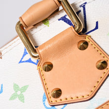 Load image into Gallery viewer, 極美品 LOUIS VUITTON ルイヴィトン アルマ ハンドバッグ M92647 モノグラム マルチカラー ホワイト 村上隆 中古 4a002011
