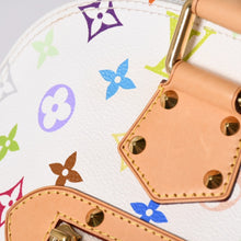 Load image into Gallery viewer, 極美品 LOUIS VUITTON ルイヴィトン アルマ ハンドバッグ M92647 モノグラム マルチカラー ホワイト 村上隆 中古 4a002011