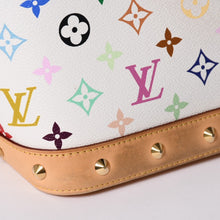 Load image into Gallery viewer, 極美品 LOUIS VUITTON ルイヴィトン アルマ ハンドバッグ M92647 モノグラム マルチカラー ホワイト 村上隆 中古 4a002011