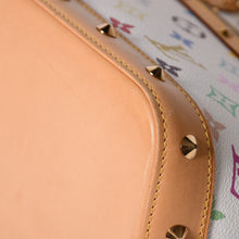 Load image into Gallery viewer, 極美品 LOUIS VUITTON ルイヴィトン アルマ ハンドバッグ M92647 モノグラム マルチカラー ホワイト 村上隆 中古 4a002011