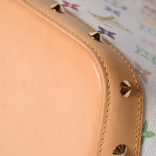 Load image into Gallery viewer, 極美品 LOUIS VUITTON ルイヴィトン アルマ ハンドバッグ M92647 モノグラム マルチカラー ホワイト 村上隆 中古 4a002011