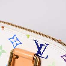 Load image into Gallery viewer, 極美品 LOUIS VUITTON ルイヴィトン アルマ ハンドバッグ M92647 モノグラム マルチカラー ホワイト 村上隆 中古 4a002011