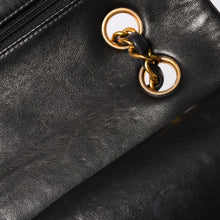 画像をギャラリービューアに読み込む, 極美品 CHANEL シャネル マトラッセ25 Wフラップ Wチェーンショルダーバッグ 3番台 ココマーク ラムスキン ブラック ゴールド金具 中古 4a002445