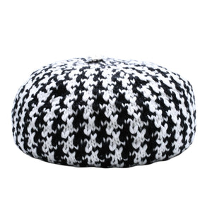 新品未使用 CHROME HEARTS クロムハーツ スターパッチ ビーニー ニットキャップ ONE SIZE 53-60cm 3パッチ スターボタン 中古 4a000956