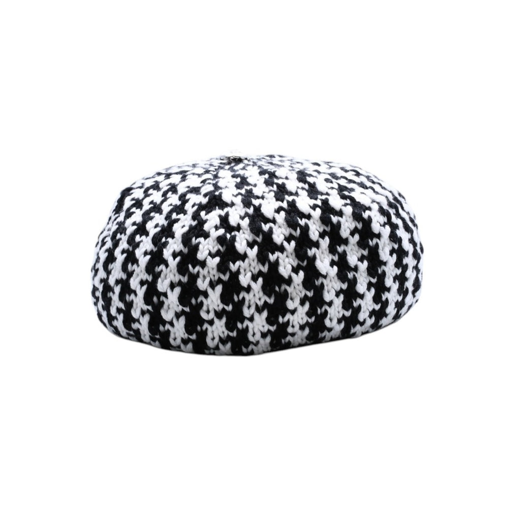 New and unused CHROME HEARTS Star Patch Beanie Knit Cap ONE SIZE 53-60cm 3 Patch Star Button Used 4a000956