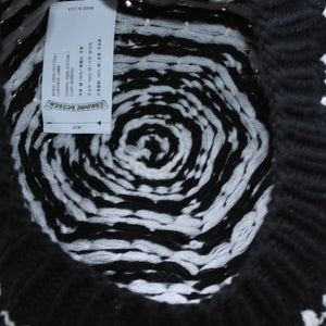 新品未使用 CHROME HEARTS クロムハーツ スターパッチ ビーニー ニットキャップ ONE SIZE 53-60cm 3パッチ スターボタン 中古 4a000956