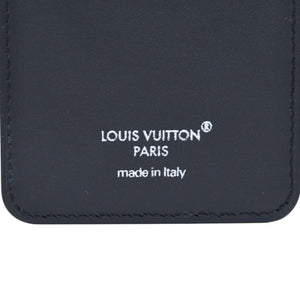 極美品 LOUIS VUITTON ルイヴィトン ポルト カルト マグネット カードケース M12602 モノグラム エクリプス ブラック グレー 中古 4a002541