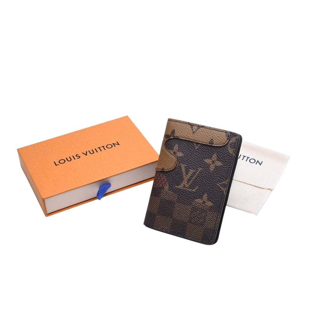 新品未使用 LOUIS VUITTON ルイヴィトン オーガナイザー ドゥ ポッシュ カードケース M26010 モノグラム ランドスケープ 中古 4a002552