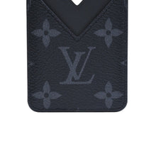 画像をギャラリービューアに読み込む, 極美品 LOUIS VUITTON ルイヴィトン ポルト カルト マグネット カードケース M12602 モノグラム エクリプス ブラック グレー 中古 4a002541