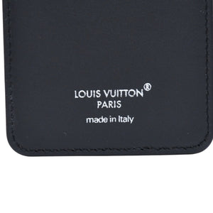 極美品 LOUIS VUITTON ルイヴィトン ポルト カルト マグネット カードケース M12602 モノグラム エクリプス ブラック グレー 中古 4a002541