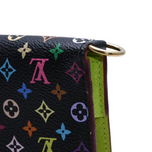 画像をギャラリービューアに読み込む, 極美品 LOUIS VUITTON ルイヴィトン ポルトフォイユ アンソリット 長財布 M93755 モノグラム マルチカラー グリーン 村上隆 中古 67645