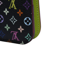 画像をギャラリービューアに読み込む, 極美品 LOUIS VUITTON ルイヴィトン ポルトフォイユ アンソリット 長財布 M93755 モノグラム マルチカラー グリーン 村上隆 中古 67645