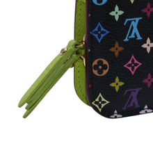 画像をギャラリービューアに読み込む, 極美品 LOUIS VUITTON ルイヴィトン ポルトフォイユ アンソリット 長財布 M93755 モノグラム マルチカラー グリーン 村上隆 中古 67645