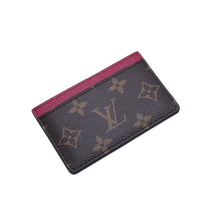 画像をギャラリービューアに読み込む, 新品未使用 LOUIS VUITTON ルイヴィトン ポルトカルト サーンプル カードケース M60703 モノグラム ブラウン ワインレッド 中古 4a002548