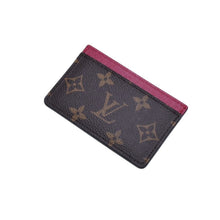 画像をギャラリービューアに読み込む, 新品未使用 LOUIS VUITTON ルイヴィトン ポルトカルト サーンプル カードケース M60703 モノグラム ブラウン ワインレッド 中古 4a002548