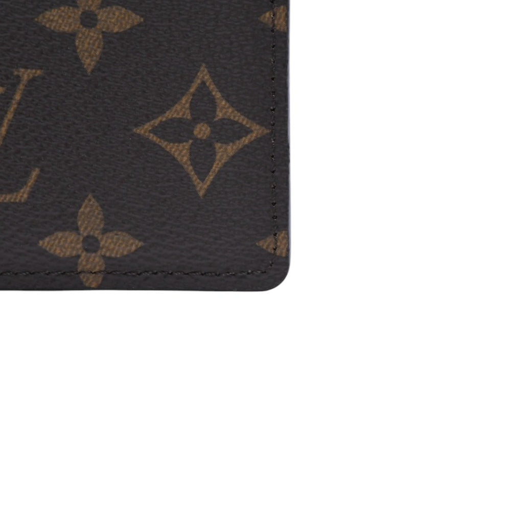 新品未使用 LOUIS VUITTON ルイヴィトン ポルトカルト サーンプル カードケース M60703 モノグラム ブラウン ワインレッド 中古 4a002548