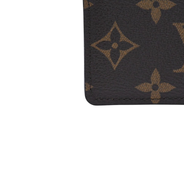 新品未使用 LOUIS VUITTON ルイヴィトン ポルトカルト サーンプル カードケース M60703 モノグラム ブラウン ワインレッド 中古 4a002548