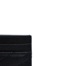 画像をギャラリービューアに読み込む, 極美品 SAINT LAURENT サンローラン Vステッチ YSLロゴ 2ME423291 レザー カードケース ブラック 中古 4a002549