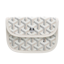 画像をギャラリービューアに読み込む, 極美品 GOYARD ゴヤール アンジュ ハンドバッグ ポーチ アイボリー ホワイト ゴヤールディンキャンバス 中古 4a002543