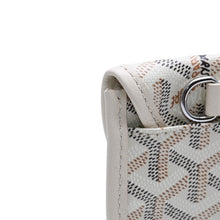 画像をギャラリービューアに読み込む, 極美品 GOYARD ゴヤール アンジュ ハンドバッグ ポーチ アイボリー ホワイト ゴヤールディンキャンバス 中古 4a002543
