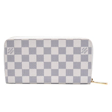 画像をギャラリービューアに読み込む, 極美品 LOUIS VUITTON ルイヴィトン ダミエアズール ジッピーウォレット N41660 アイボリー ブラック ラウンドジップウォレット RFID 中古 4a002553