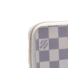 画像をギャラリービューアに読み込む, 極美品 LOUIS VUITTON ルイヴィトン ダミエアズール ジッピーウォレット N41660 アイボリー ブラック ラウンドジップウォレット RFID 中古 4a002553