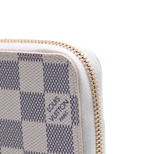 画像をギャラリービューアに読み込む, 極美品 LOUIS VUITTON ルイヴィトン ダミエアズール ジッピーウォレット N41660 アイボリー ブラック ラウンドジップウォレット RFID 中古 4a002553