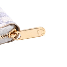 画像をギャラリービューアに読み込む, 極美品 LOUIS VUITTON ルイヴィトン ダミエアズール ジッピーウォレット N41660 アイボリー ブラック ラウンドジップウォレット RFID 中古 4a002553