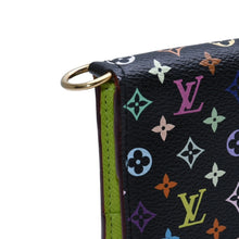画像をギャラリービューアに読み込む, 極美品 LOUIS VUITTON ルイヴィトン ポルトフォイユ アンソリット 長財布 M93755 モノグラム マルチカラー グリーン 村上隆 中古 67645
