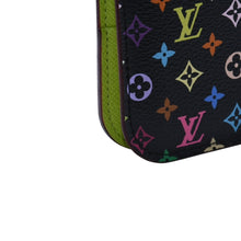 画像をギャラリービューアに読み込む, 極美品 LOUIS VUITTON ルイヴィトン ポルトフォイユ アンソリット 長財布 M93755 モノグラム マルチカラー グリーン 村上隆 中古 67645