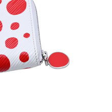 画像をギャラリービューアに読み込む, 極美品 LOUIS VUITTON ルイヴィトン LV×YK ジッピー コインパース 小銭入れ M81958 インフィニティドット ホワイト 草間彌生 中古 4a002555