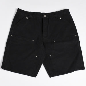 新品同様品 CHROME HEARTS クロムハーツ CARPENTER DOUBLE KNEE カーペンター ハーフパンツ サイズ36 パッチ付き クロスボール シルバー925 中古 4a002562