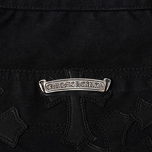 画像をギャラリービューアに読み込む, 新品同様品 CHROME HEARTS クロムハーツ CARPENTER DOUBLE KNEE カーペンター ハーフパンツ サイズ36 パッチ付き クロスボール シルバー925 中古 4a002562