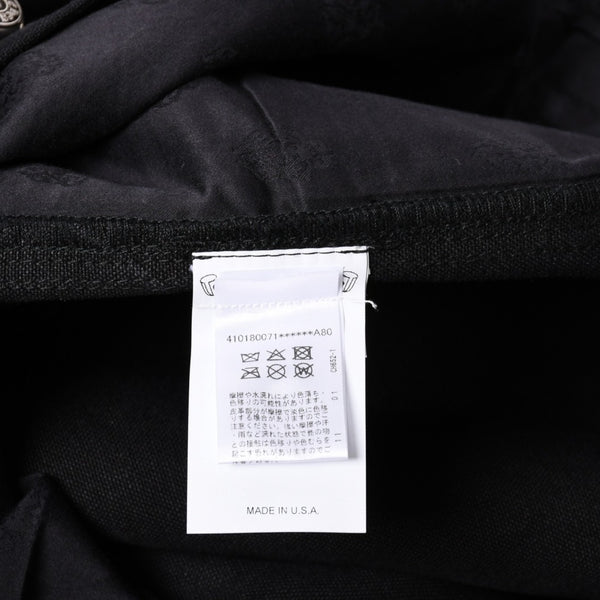 新品同様品 CHROME HEARTS クロムハーツ CARPENTER DOUBLE KNEE カーペンター ハーフパンツ サイズ36 パッチ付き クロスボール シルバー925 中古 4a002562