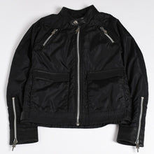 画像をギャラリービューアに読み込む, 極美品 CHROME HEARTS クロムハーツ DEGENERATE BSフレア パッチ付き ナイロンジャケット ブラック サイズS 中古 4a002615