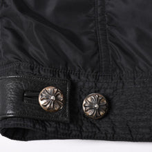 画像をギャラリービューアに読み込む, 極美品 CHROME HEARTS クロムハーツ DEGENERATE BSフレア パッチ付き ナイロンジャケット ブラック サイズS 中古 4a002615