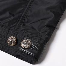 画像をギャラリービューアに読み込む, 極美品 CHROME HEARTS クロムハーツ DEGENERATE BSフレア パッチ付き ナイロンジャケット ブラック サイズS 中古 4a002615