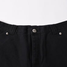 画像をギャラリービューアに読み込む, 新品同様品 CHROME HEARTS クロムハーツ CARPENTER DOUBLE KNEE カーペンター ハーフパンツ サイズ36 パッチ付き クロスボール シルバー925 中古 4a002562