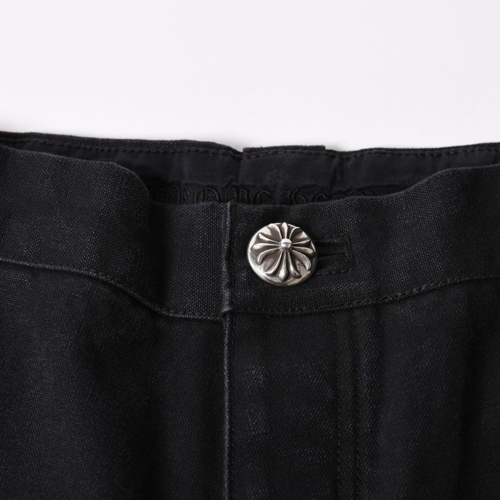 Like new CHROME HEARTS CARPENTER DOUBLE KNEE carpenter shorts size 36 with patch cross ball silver 925 used 4a002562