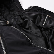 画像をギャラリービューアに読み込む, 極美品 CHROME HEARTS クロムハーツ DEGENERATE BSフレア パッチ付き ナイロンジャケット ブラック サイズS 中古 4a002615