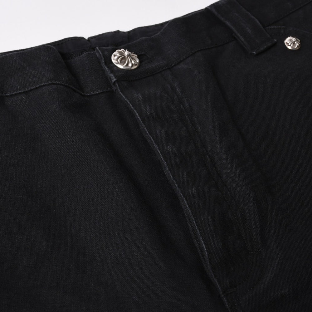 Like new CHROME HEARTS CARPENTER DOUBLE KNEE carpenter shorts size 36 with patch cross ball silver 925 used 4a002562