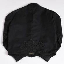 画像をギャラリービューアに読み込む, 極美品 CHROME HEARTS クロムハーツ セミタリークロスパッチ ワークジャケット サイズM ブラック 中古 4a002614