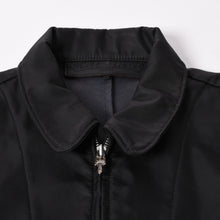 画像をギャラリービューアに読み込む, 極美品 CHROME HEARTS クロムハーツ セミタリークロスパッチ ワークジャケット サイズM ブラック 中古 4a002614