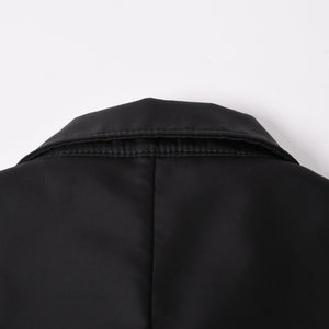 Very Good Condition CHROME HEARTS Semi-tary Cross Patch Work Jacket Size M Black Used 4a002614