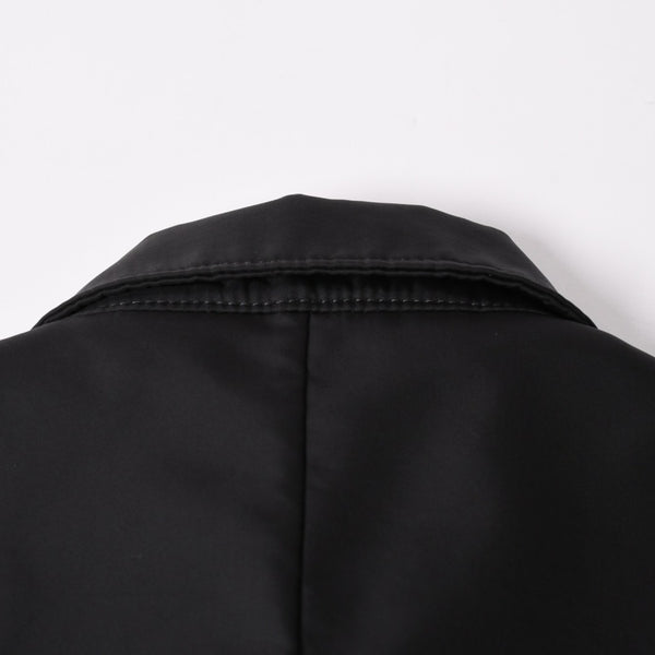 Very Good Condition CHROME HEARTS Semi-tary Cross Patch Work Jacket Size M Black Used 4a002614