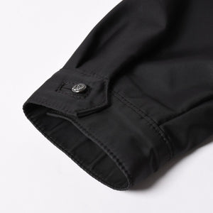 Very Good Condition CHROME HEARTS Semi-tary Cross Patch Work Jacket Size M Black Used 4a002614