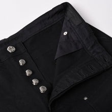 画像をギャラリービューアに読み込む, 新品同様品 CHROME HEARTS クロムハーツ CARPENTER DOUBLE KNEE カーペンター ハーフパンツ サイズ36 パッチ付き クロスボール シルバー925 中古 4a002562