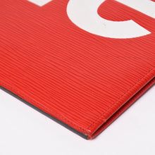 画像をギャラリービューアに読み込む, 極美品 LOUIS VUITTON SUPREME ルイヴィトン シュプリーム ポシェット ジュール GM エピ M67722 レッド シルバー金具 中古 4a002773